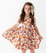 Load image into Gallery viewer, Juniper Fall Floral | TWIRL DRESS (4T + 6T ONLY left)