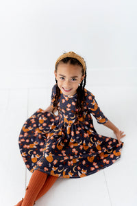 Foxy Floral | TWIRL DRESS (2T + 7 yrs ONLY left)