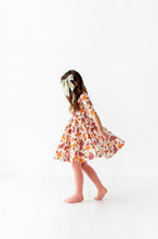 Load image into Gallery viewer, Juniper Fall Floral | TWIRL DRESS (4T + 6T ONLY left)