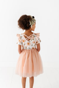 Blush Sweet Peonies | Tulle Dress