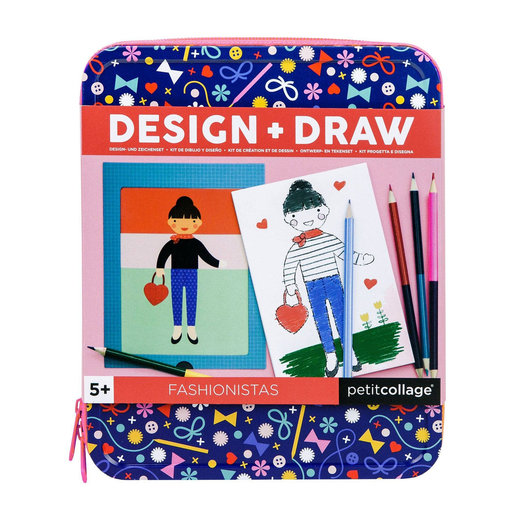 Design + Draw Fashionista Card Kit