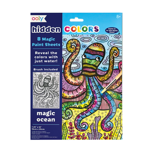 Hidden Colors Magic Water Paint Sheets (OCEAN)