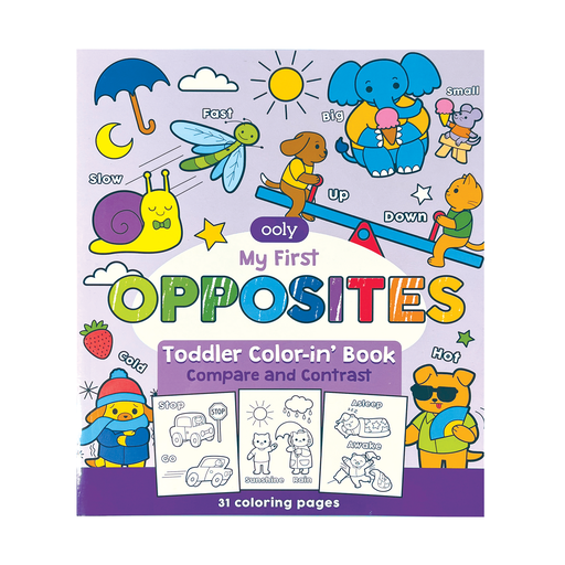 Toddler Coloring Book (OPPOSITES)