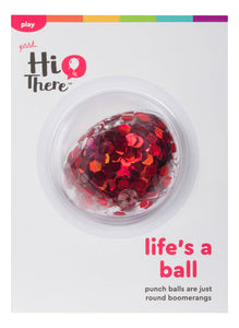 INFLATABLE GLITTER PUNCH BALL