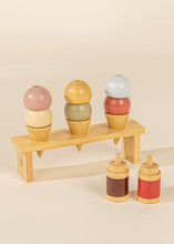 Load image into Gallery viewer, Wooden ICE CREAM Playset