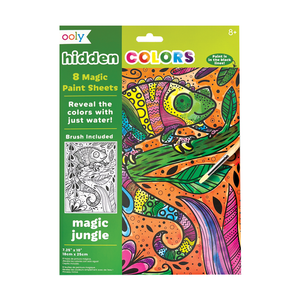 Hidden Colors Magic Water Paint Sheets (JUNGLE)
