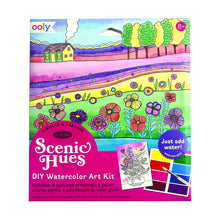 Load image into Gallery viewer, Scenic Hues D.I.Y. Watercolor Kit (FLOWERS + GRADENS)