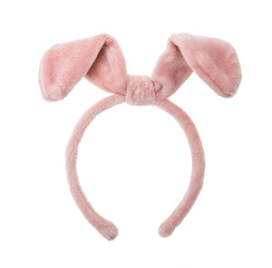 Fluffy Bunny Pink Ear Headband