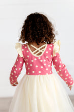 Load image into Gallery viewer, Hot Pink Dottie TULLE DRESS