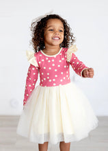 Load image into Gallery viewer, Hot Pink Dottie TULLE DRESS