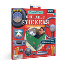 Load image into Gallery viewer, CAR Pretend Play STICKERS for boxes