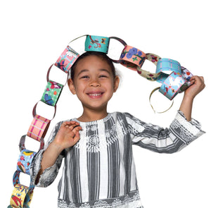 Spring Paper Chain Kit (no glue needed)
