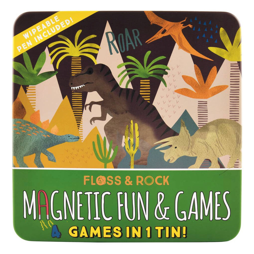 DINO Magnetic (4 games in 1) TIN